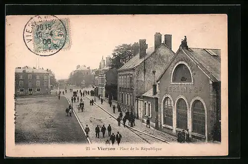 AK Vierzon, Place de la Republique