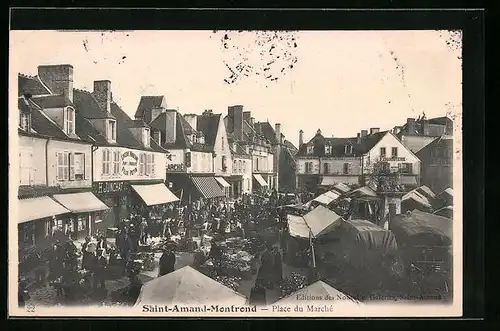 AK St-Amand-Montrond, Place du Marche