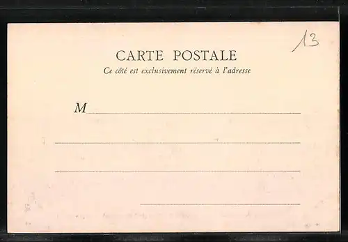 AK Ste-Solange, le Transport des reliques a la Procession