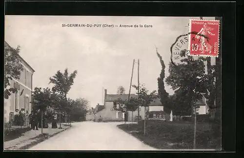 AK St-Germain-du-Puy, Avenue de la Gare