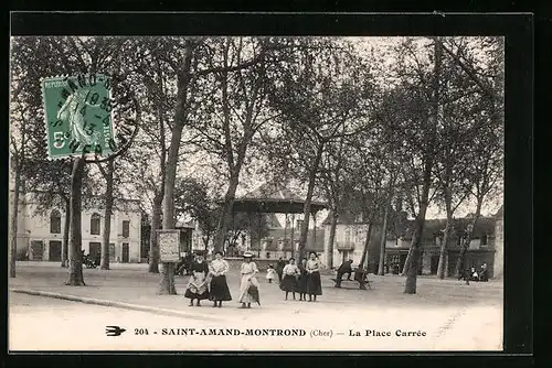 AK St-Amand-Montrond, la Place Carree