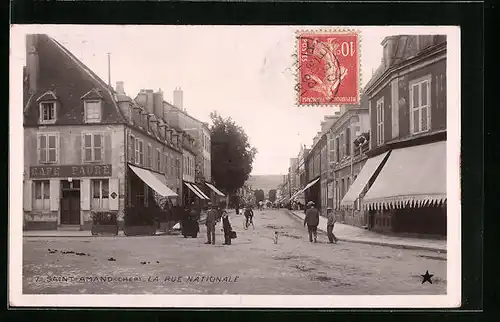 AK St-Amand, la Rue Nationale