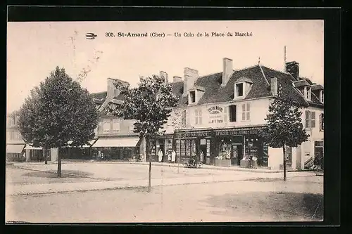 AK St-Amand, Un coin de la Place du Marche