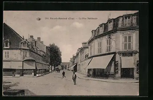 AK St-Amand, la Rue Nationale