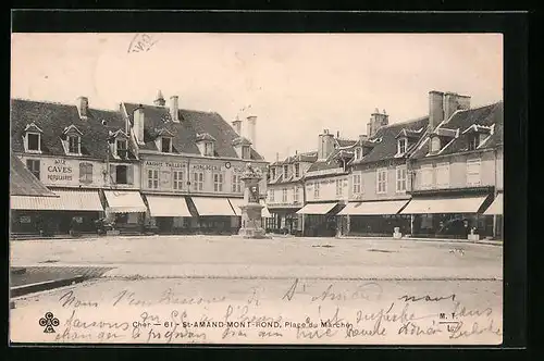 AK St-Amand-Montrond, Place du marche