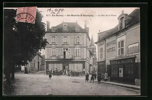 AK St-Martin-D`Auxigny, le Bas de la Place