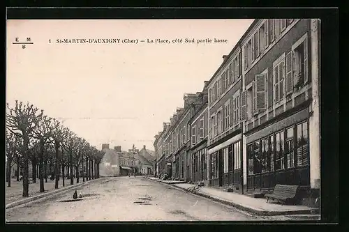 AK St-Martin-d`Auxigny, La Place, cote Sud partie basse