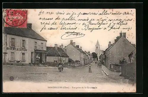 AK Sancerre, Vue prise de la Carolierie