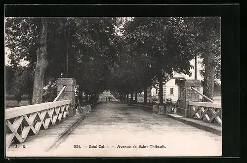 AK Saint-Satur, Avenue de Saint-Thibault