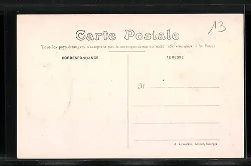 AK Saint-Amand-Montrond, Rue d`Austerlitz