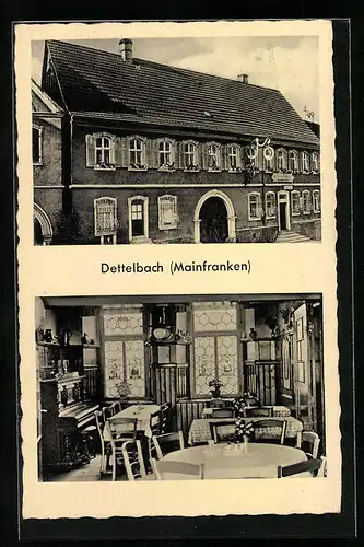 AK Dettelbach /Mainfranken, Gasthaus Grüner Baum