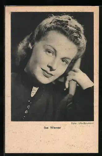 AK Schauspielerin Ilse Werner