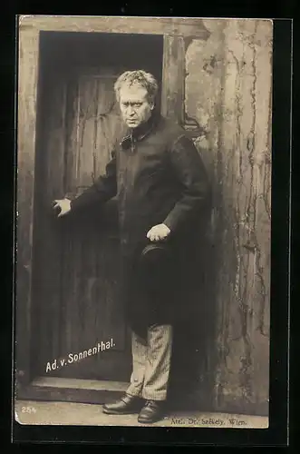 AK Schauspieler Ad. v. Sonnenthal