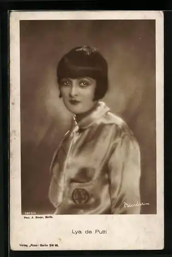 AK Schauspielerin Lya de Putti