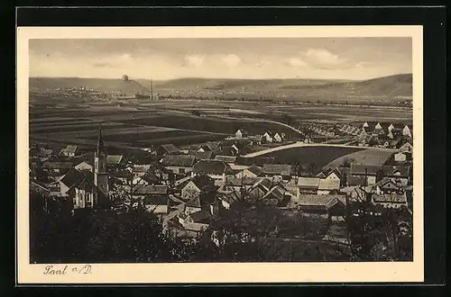 AK Saal a. D., Panorama mit Kirche