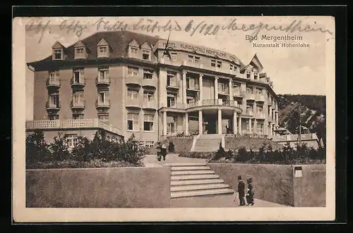 AK Bad Mergentheim, Kuranstalt Hohenlohe