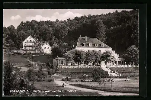 AK Bad Abbach a. D., Kurhaus Weltfrieden mit Hartlhof