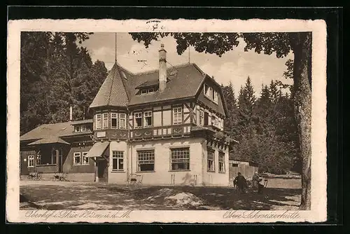 AK Oberhof /Th., Obere Schweizerhütte