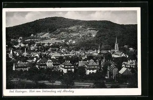 AK Bad Kissingen, Blick vom Stationsberg auf Altenberg