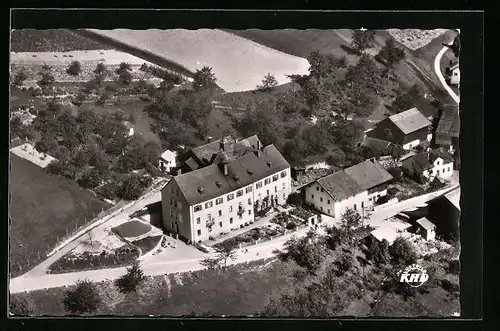 AK Neidberg, Fliegeraufnahme vom Altersheim