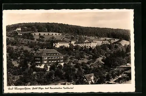 AK Bad Mergentheim, Haus Olga und Sanatorium Taubertal