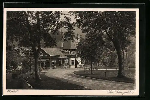 AK Oberhof /Thüringen, Pension-Restaurant Obere Schweizerhütte