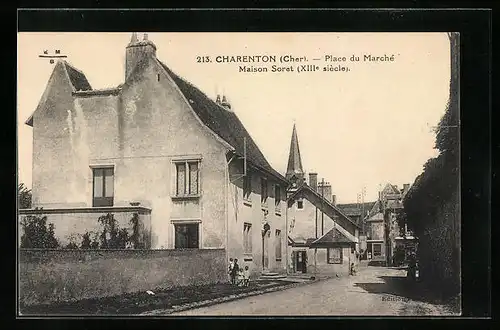 AK Charenton, Place du Marché