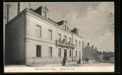 AK Charenton-sur-Cher, Hotel-de-Ville