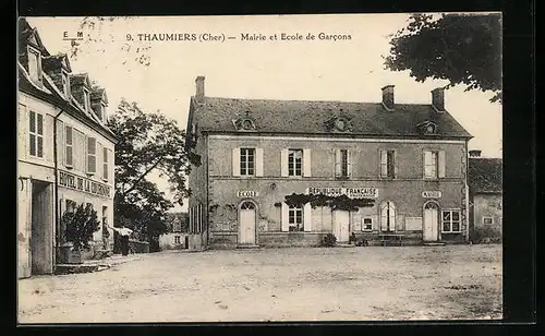 AK Thaumiers, Mairie et Ecole de Garcons