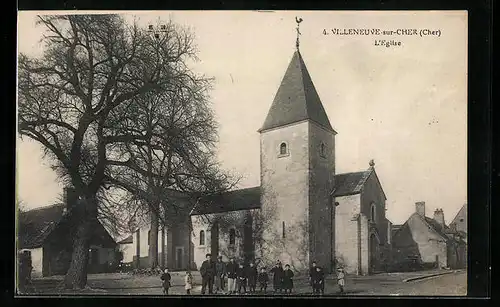 AK Villeneuve-sur-Cher, L`Eglise
