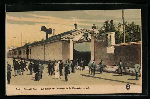 AK Bourges, La Sortie des Ouvriers de la Fonderie
