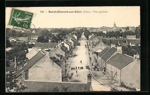 AK Saint-Florent-sur-Cher, Vue générale