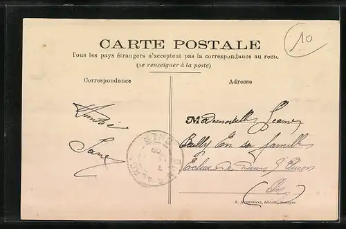 AK Vernais, Entrée du Bourg