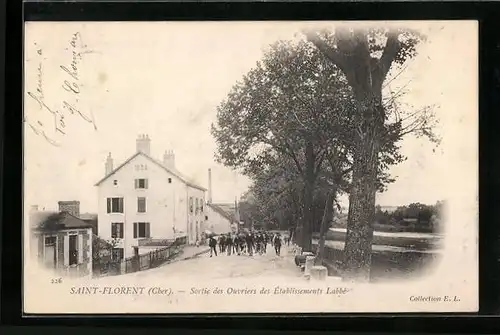 AK Saint-Florent, Sortie des Ouvriers des Établissements Labbé