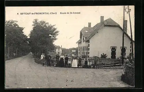 AK Bessais-le-Fromental, Route de St-Amand