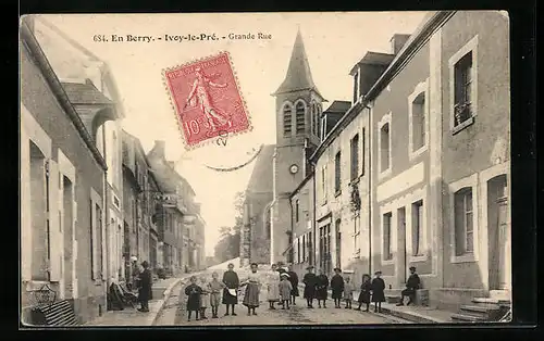 AK Ivoy-le-Pré, Grande Rue