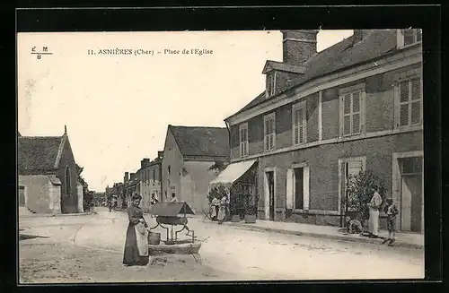 AK Asnières, Place de l`Eglise
