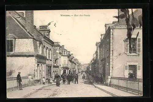 AK Vierzon, Rue des Ponts