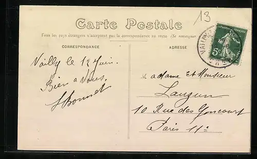 AK Vailly, La Place, côte Sud