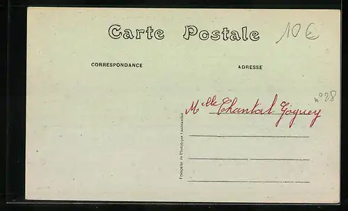 AK Vailly, Route de Barlieu, La Poste