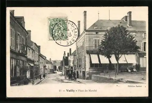 AK Vailly, Place du Marché