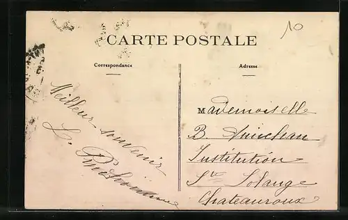 AK Saint-Amand-Montrond, Rue Benjamin Constant