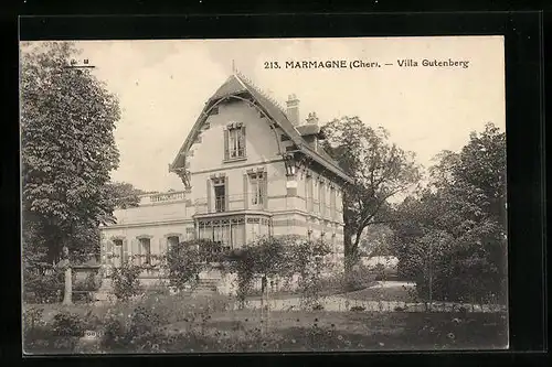 AK Marmagne, Villa Gutenberg
