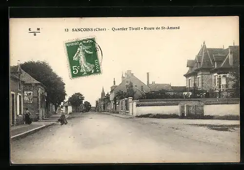 AK Sancoins, Quartier Tivolo - Route de St-Amand
