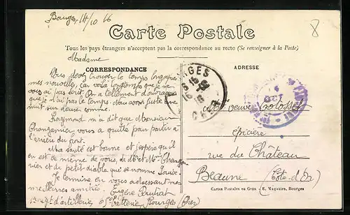 AK Bourges, Rue de Dun-sur-Auron