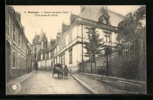 AK Bourges, Palais Jacques Coeur (Vue prise du Nord)