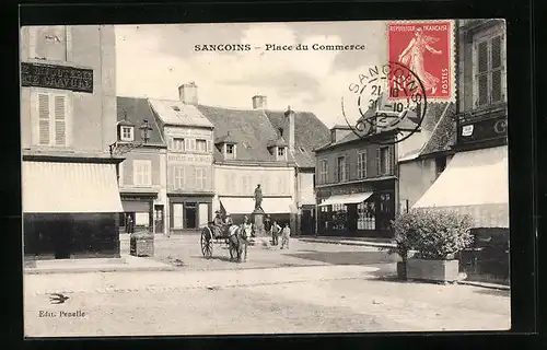 AK Sancoins, Place du Commerce
