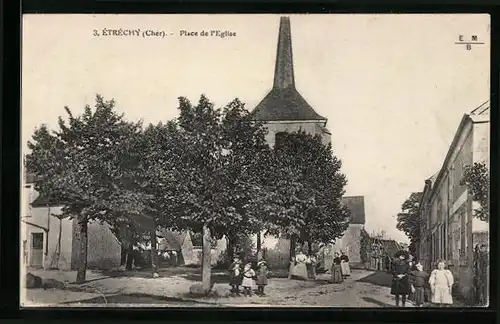 AK Étréchy, Place de l`Eglise