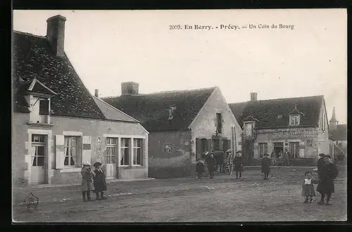 AK Précy, Un Coin du Bourg