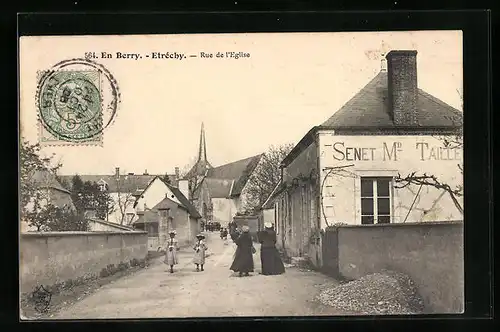 AK Étréchy, Rue de l`Eglise